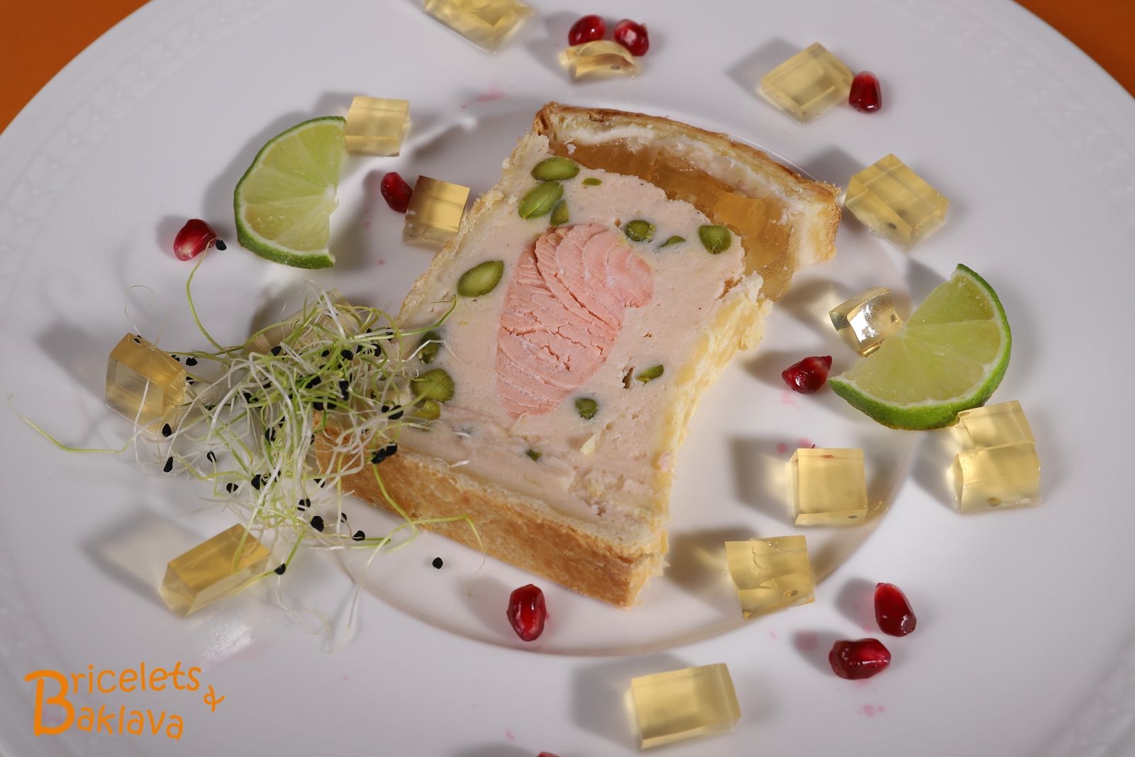 Pâté de saumon en croûte de la StSylvestre Bricelet & Baklava