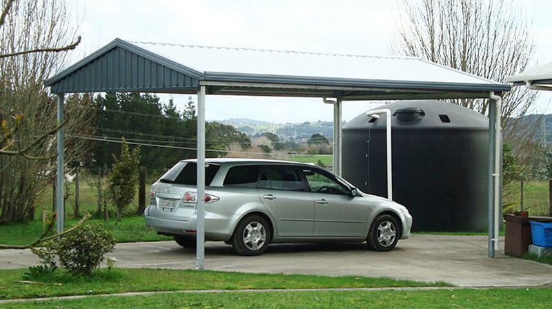 single metal carport
