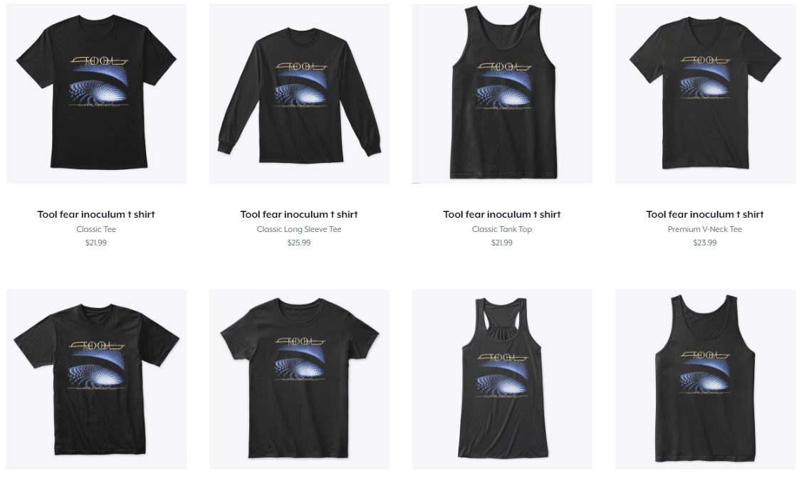 tool fear inoculum shirt