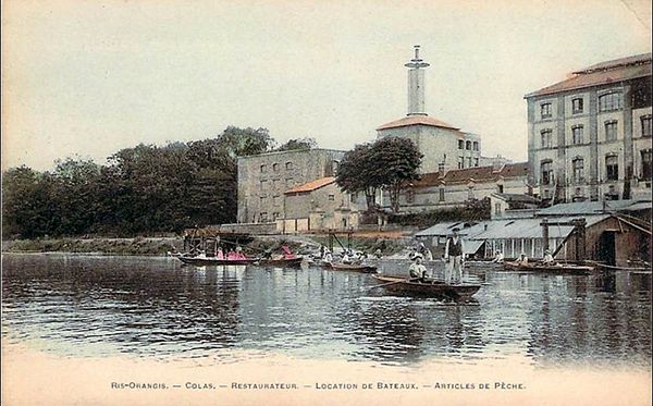 On pouvait louer des embarcations pour le canotage à la Maison Colas.
