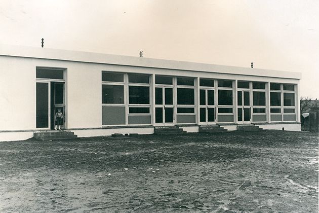 Construction de l'école de la Ferme du Temple