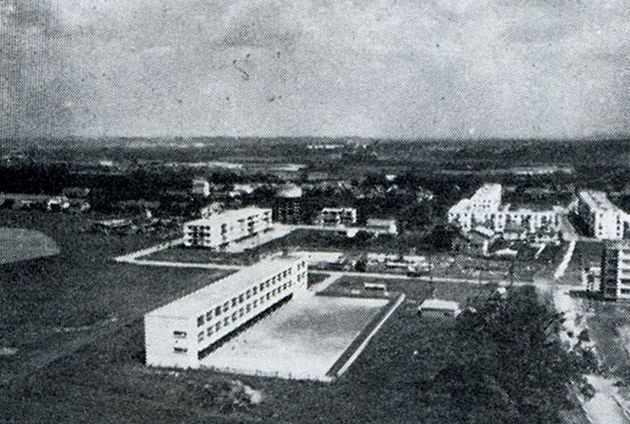 1961 - L'école des filles du Moulin à Vent à Ris-Orangis