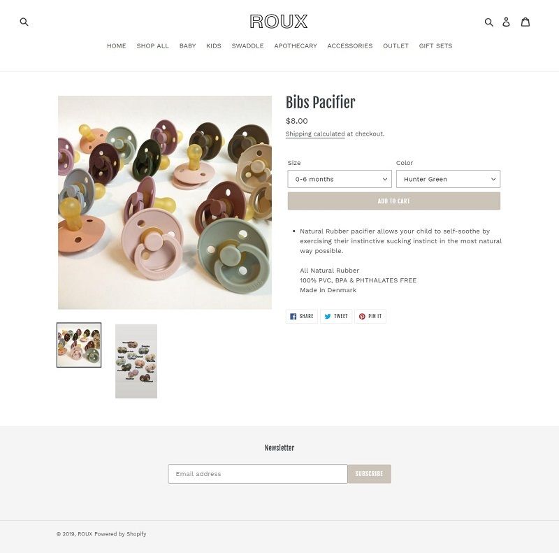 bibs pacifier website