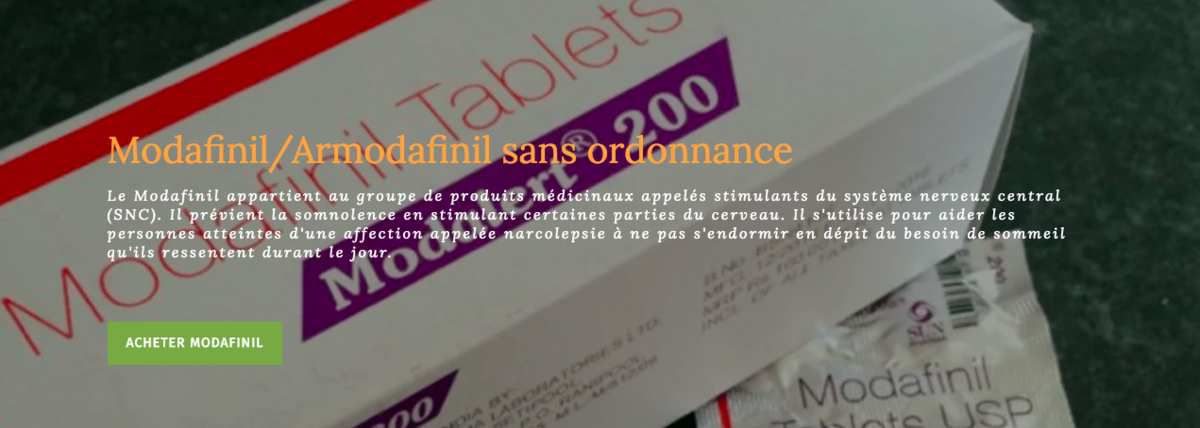 Modafinil Modalert 200 mg | Livraison France, Belgique, Andorre
