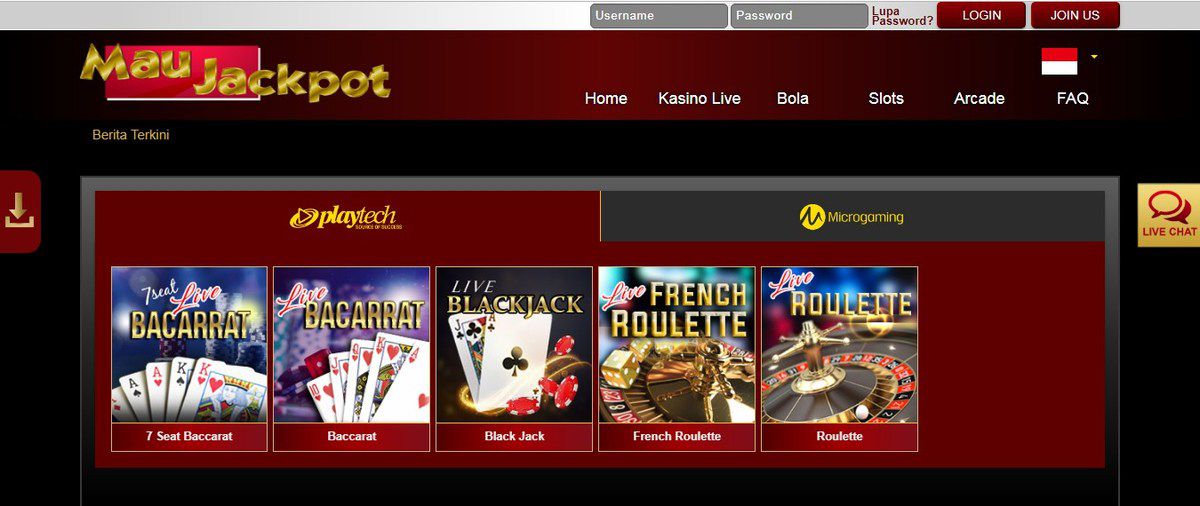 Maujackpot Situs Agen Judi Casino Online Terpercaya Dan Resmi