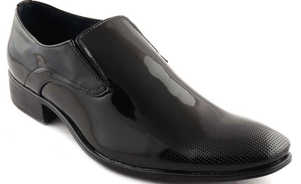 Black Formal leather Shoes for men