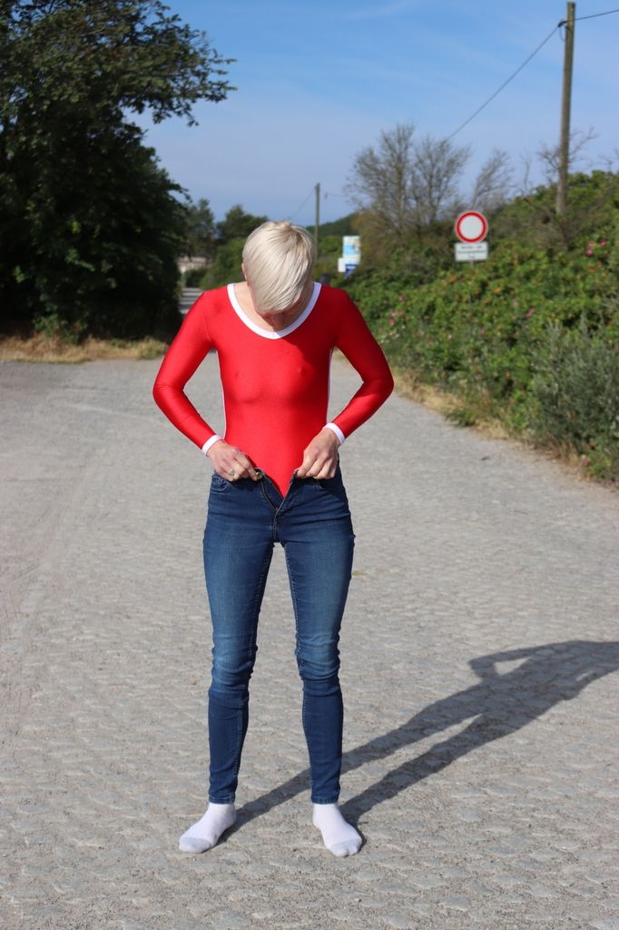 Leotard with Jeans