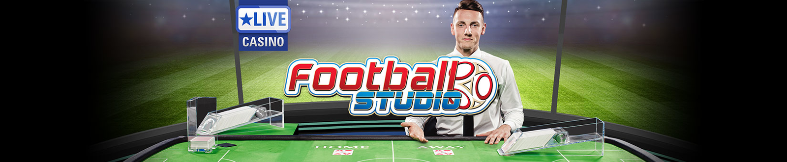 Live Football Studio - jeu de casino en ligne avec croupiers en direct en Suisse