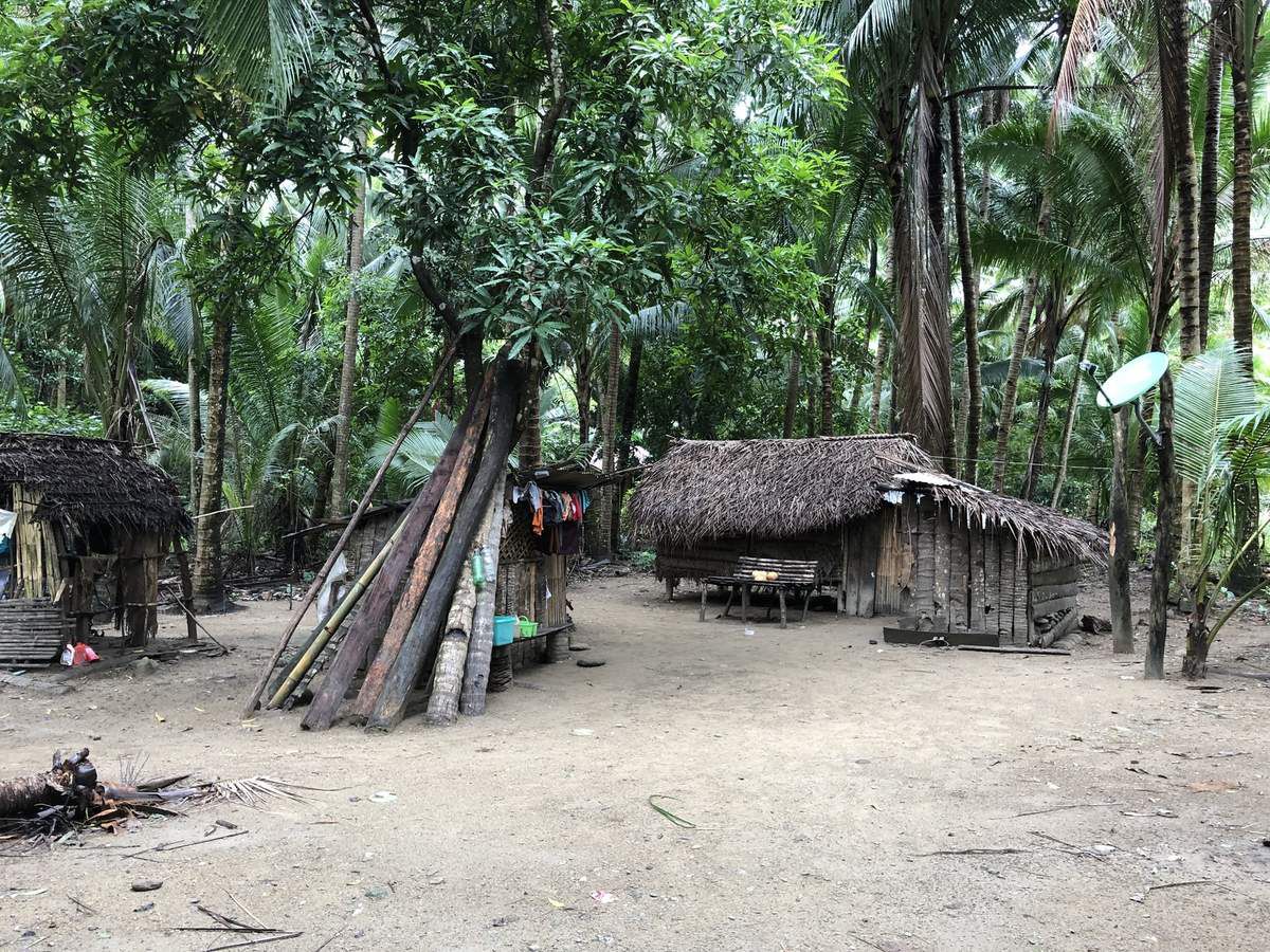 Philippines, Sibuyan, indigènes, maison