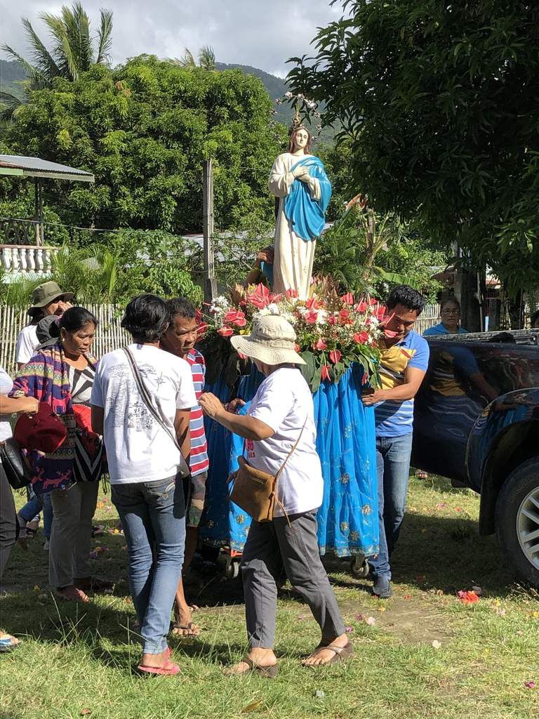 Fiesta, La Vierge, procession