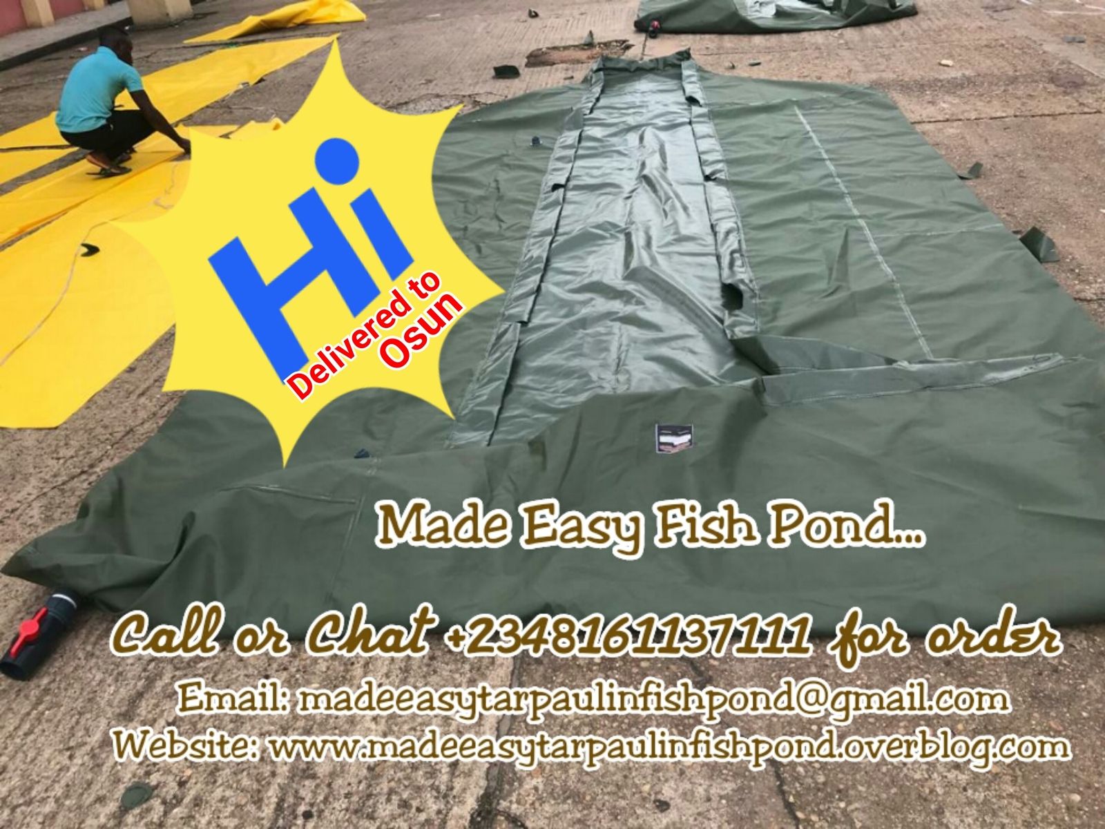 Our Gallery Made Easy Tarpaulin Fish Pond