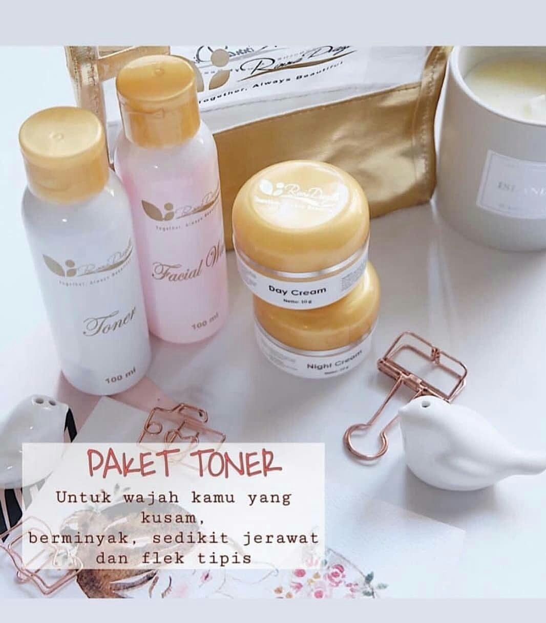 Reaksi Awal Pemakaian Cream Rinna Diazella Paket Rinna Diazella Toner Cream Rinna Diazella Skincare