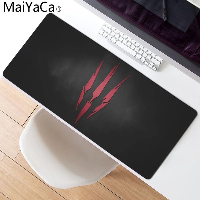MaiYaCa Red Logo The Witcher 3 Wild Hunt Mouse Pad