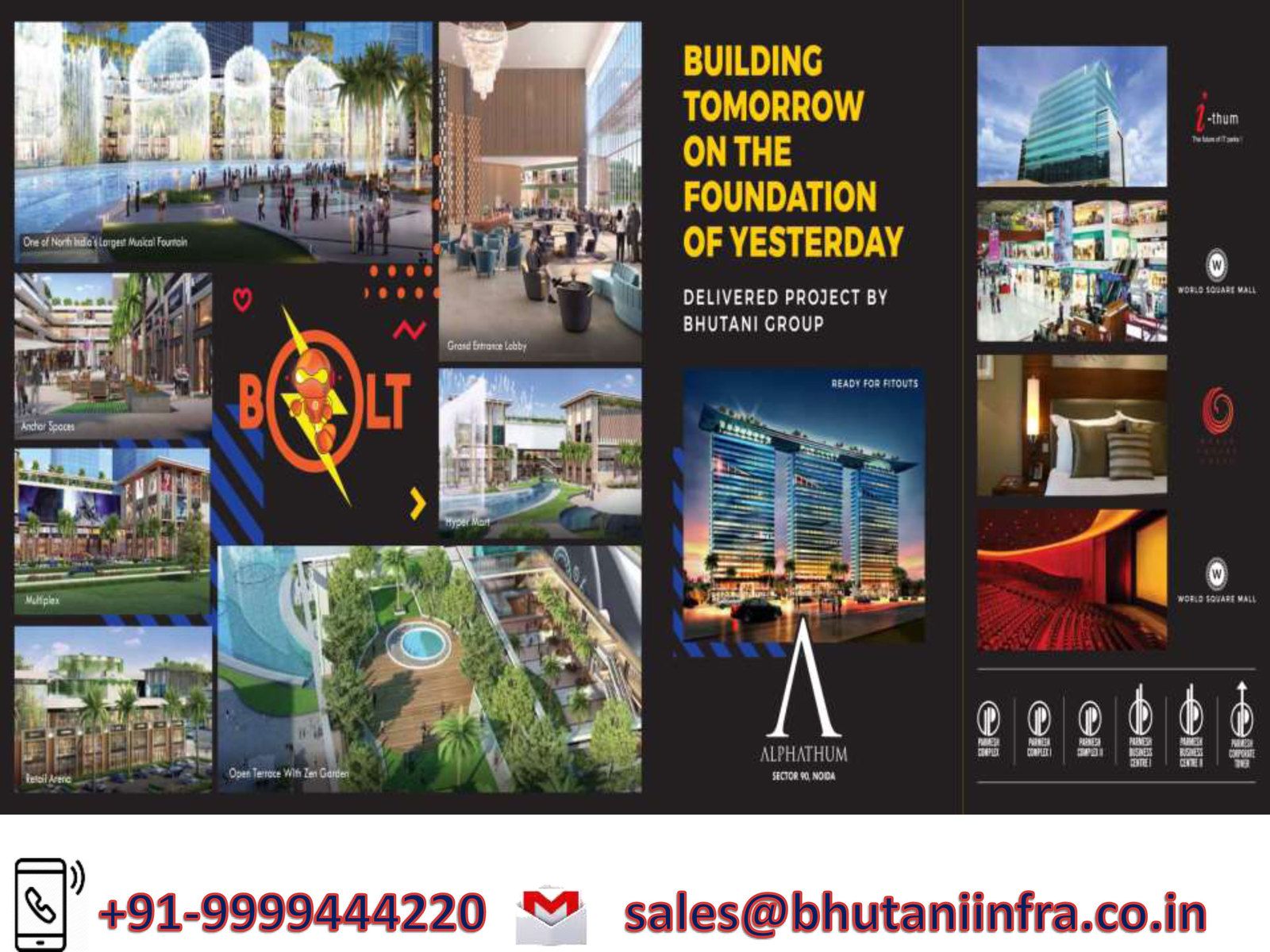 Bhutani Bolt, Bolt Bhutani, Bolt Bhutani Infra, Cyberthum Bolt