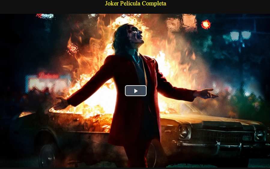 Joker Pelicula Guason Completa Subtitulada En Español Repelis Over Blog Com