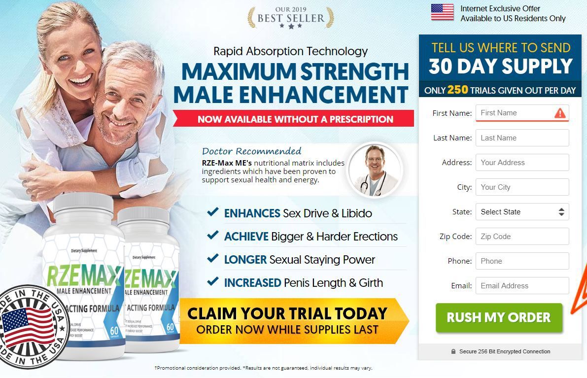 RZE Max Male Enhancement : Reviews, Warning, Benefits, Price & Buy RZE Max!