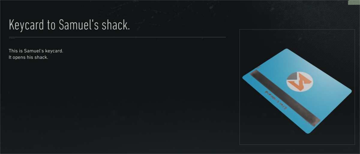 An Intel the player have to open ingame.