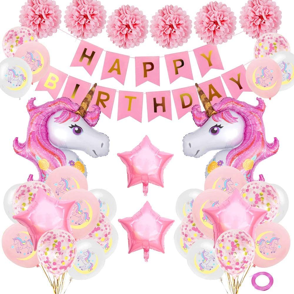 Specool Anniversaire Licorne Decoration Fournitures Rose Joyeux Anniversaire Banniere Set Avec 2 Enorme Licorne Balloons Confetti Ballons Birthday Decoration De Cecile Jouets Jouets Specool Anniversaire Licorne Decoration Fournitures Rose Joyeux Anniversaire Banniere Set Avec 2 Enorme Licorne Balloons Confetti Ballons Birthday Decoration De Cecile Jouets Jouets