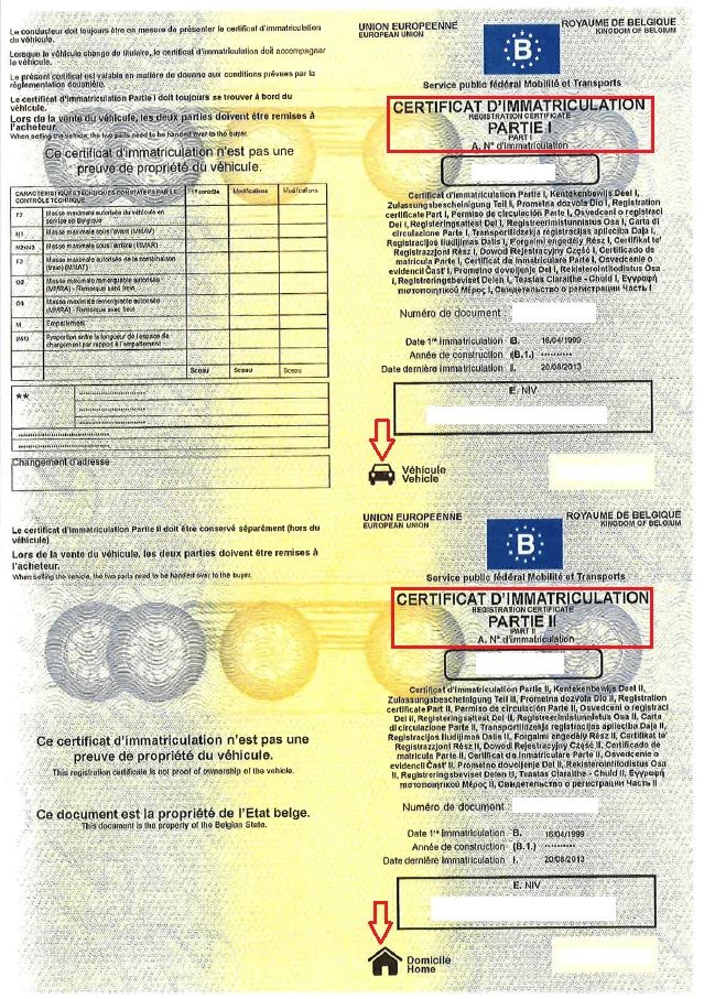 Carte grise belge conseil pour acheter une voiture en Belgique Carte grise belge conseil pour acheter une voiture en Belgique