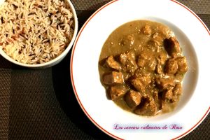 Poulet thaï au lait de coco