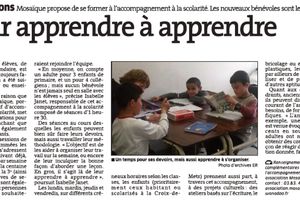 ER 5 novembre 2016 : Et pour apprendre à apprendre