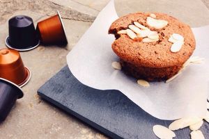 Café & cacao en muffins