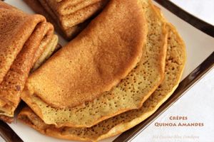 Crêpes Quinoa Amandes (sans gluten)