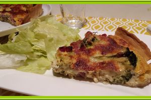 Tarte aux brocolis et Jambon