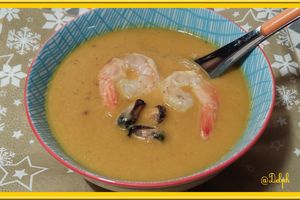 Velouté de carottes à la crème de coco et cumin