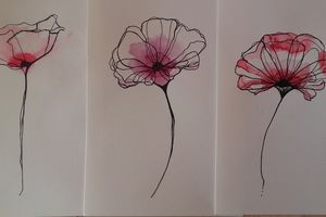 flowers in the air