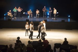 une fabuleuse soirée au CAC de Concarneau avec Concarneau Irish Team, notre première présentation de notre création: le Riok jig step