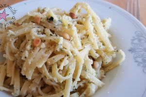 ☆ Linguine au Pesto de Courgette ☆