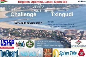 LE CHALLENGE TXINGUDI : 1ère manche le 11 février 2017