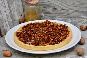 Tarte aux noix et au miel