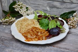 Quinoa et endives sautées à l’orange