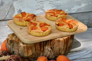 Tartelettes amandine aux abricots