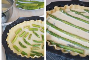 La tarte aux asperges
