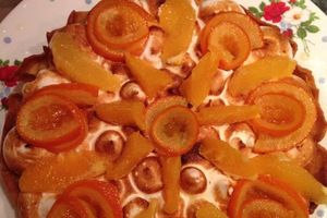 Tarte meringuée à l'orange
