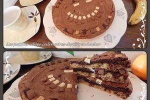Maxi cookie géant bicolore