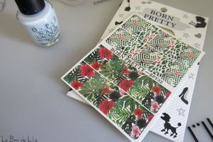 Nail Art Tropical - Water decal BPY32 Née Jolie