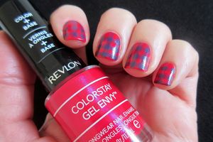 Tartan Nail Revlon Colorstay Gel Envy