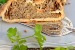 Pâté de lentilles en croûte (vegan)