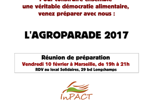 les PANIERS MARSEILLAIS partiperont à l'AGROPARADE du Dimanche 9 avril .Vous vous sentez concernés ,venez la préparer avec eux !