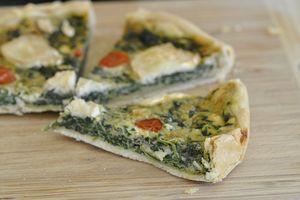 tarte épinard chèvre