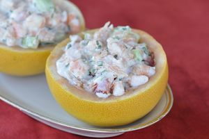 Pamplemousse aux crevettes