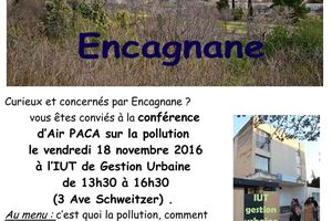 Le CIQ et l'IUT vous invitent à une conférence sur la pollution par Air PACA