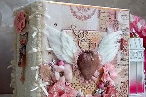 Wedding mini album Cover binding and pages tutorial