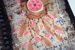 Black Art Journal page "Dreamcatcher"