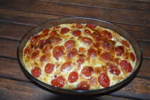 Clafoutis de tomate express