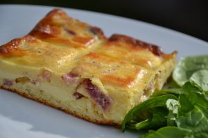 Quiche lorraine Weight Watchers faÃ§on gÃ¢teauÂ magique